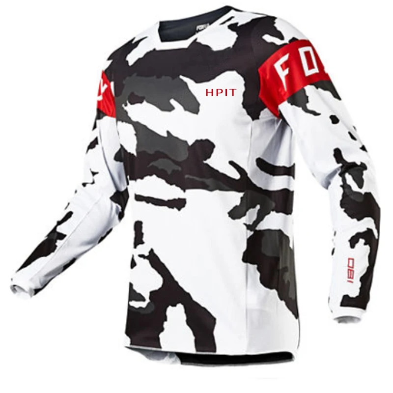 Men's Downhill Mountain Bike MTB Jerseys Shirts Offroad DH Motorcycle Motocross Sportwear Racing Hpit Fox Bike Cycling cycling jersey cycling shirt cycling clothing motocross jersey