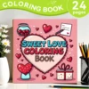 Halloween Adult Picture Book Sweet Love Coloring Book For Adults And Teens Featuring Adorable Creepy Creatures Halloween Gifts 1