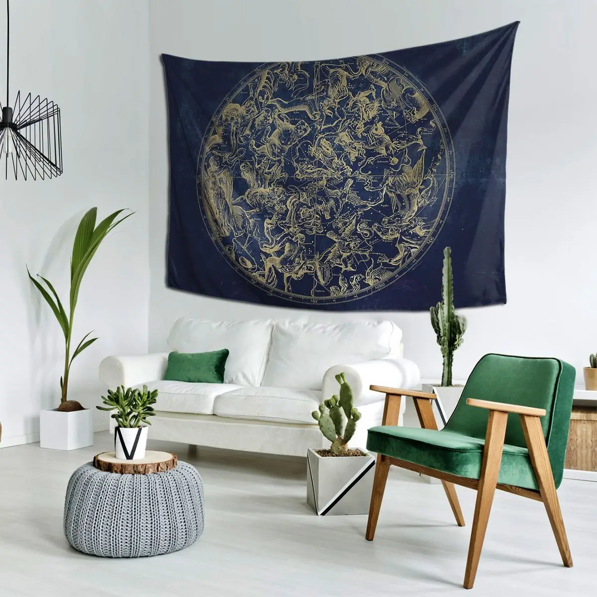 

Vintage Constellations & Astrological Signs Gold Tapestry Aesthetic Tapestries for Living Room Bedroom Decor Home Wall Hanging