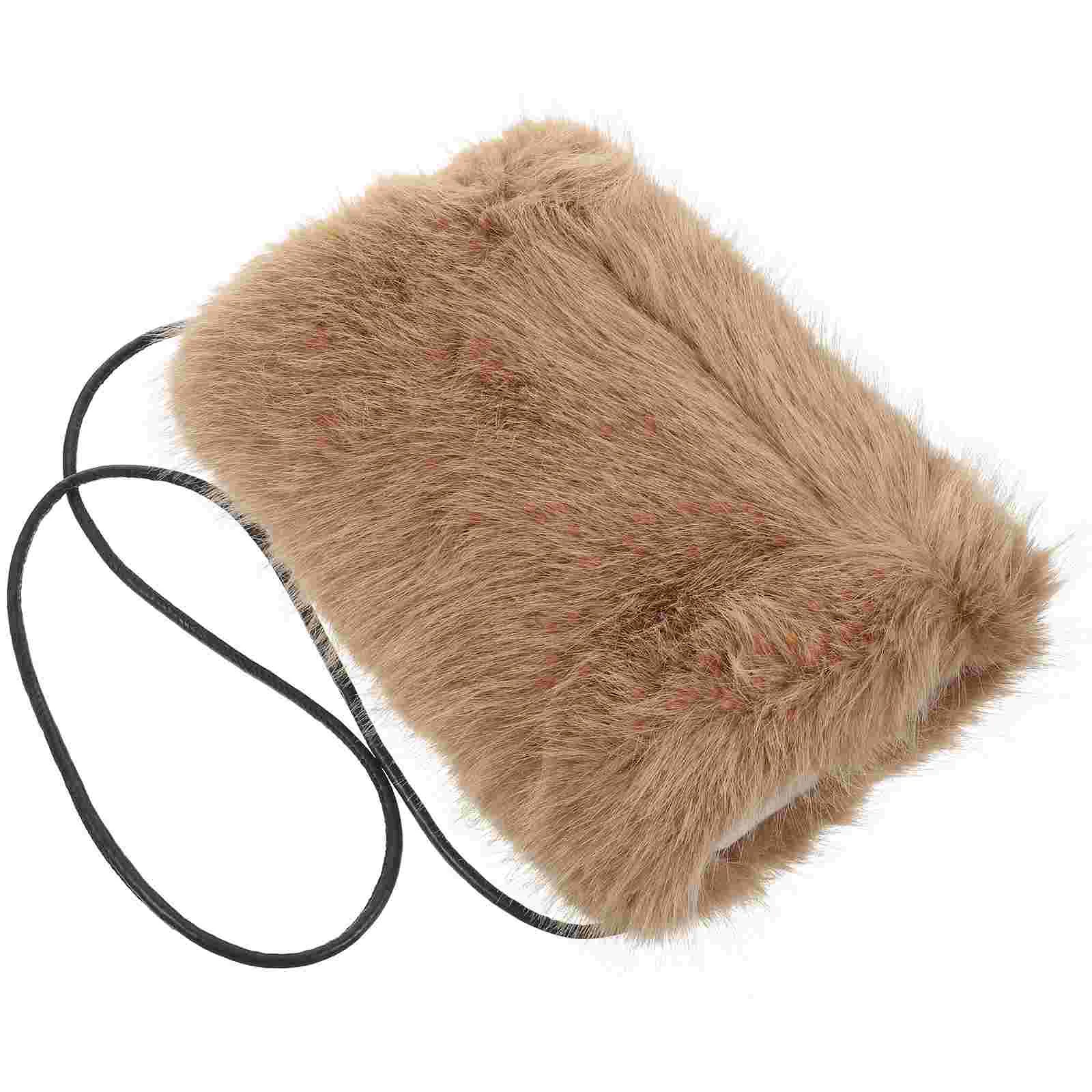 

Furry Muffler Hand Warmer for Women Warmer Sleeve Hands Muff Supple Warmer Muff for Winter