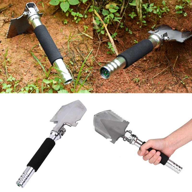 

Multifunctional Military Folding Shovel Gardening Hiking Emergency Tool