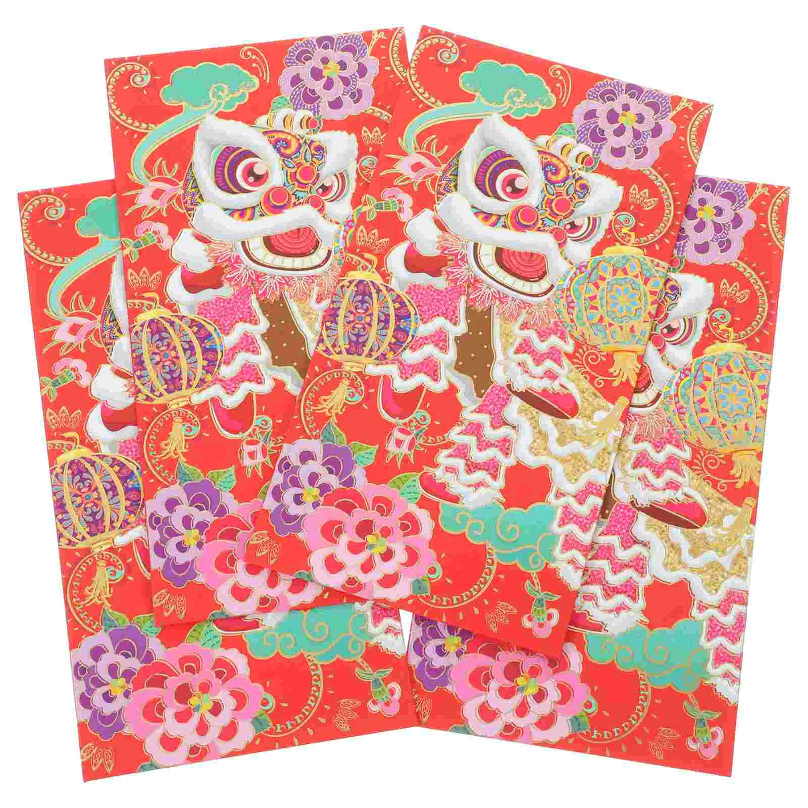 2024 Chinese Red Envelopes New Year Hong Bao Lai See Lucky Money Bags Year The Dragon Red Packet 2024 Cash Envelopes