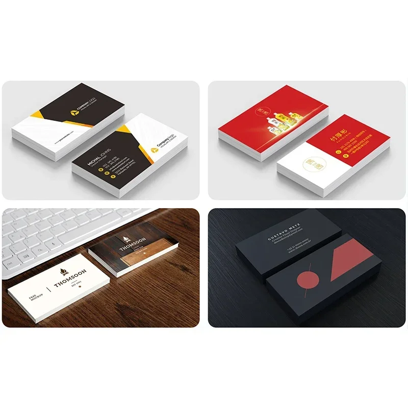 Design 300gms Printing Business Card Double-sided And Full Color Printing 100pcs