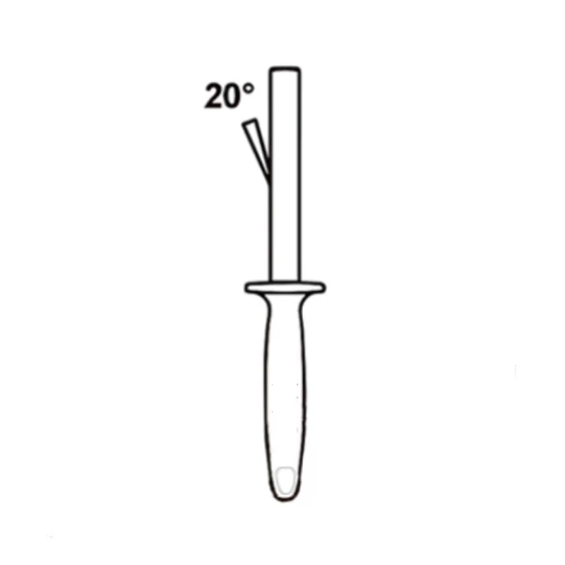 Hoof sharpener, 5-inch (approximately 12.7 cm) Farrier tool polishing rod with diamond coating, keeps horseshoe knives and cutti 5