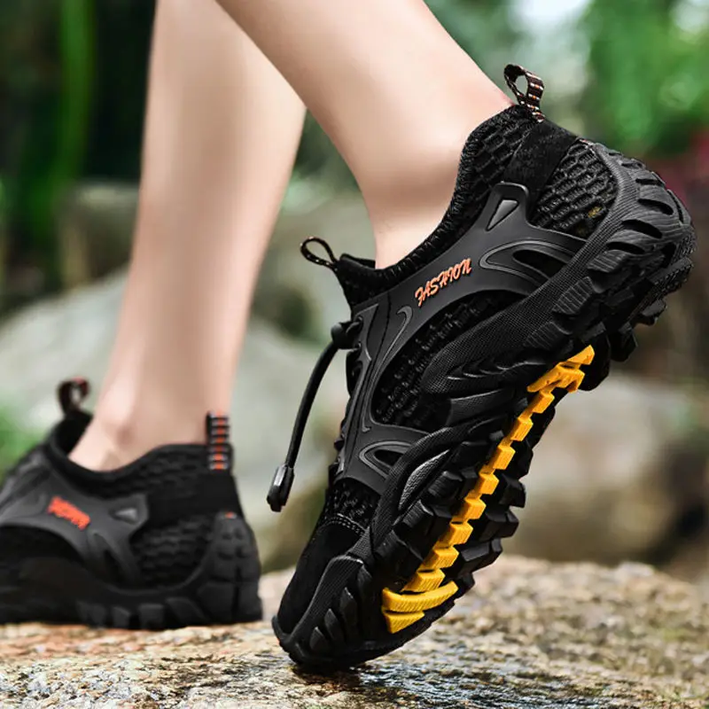 

Breathable Water Shoes For Men Climbing Hiking Upstream Shoes Men Outdoor Beach Swimming Shoes Barefoot Diving Sneakers