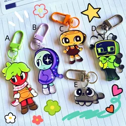 Kawaii Cartoon Game Character Acrylic Keychain Pendant (E)