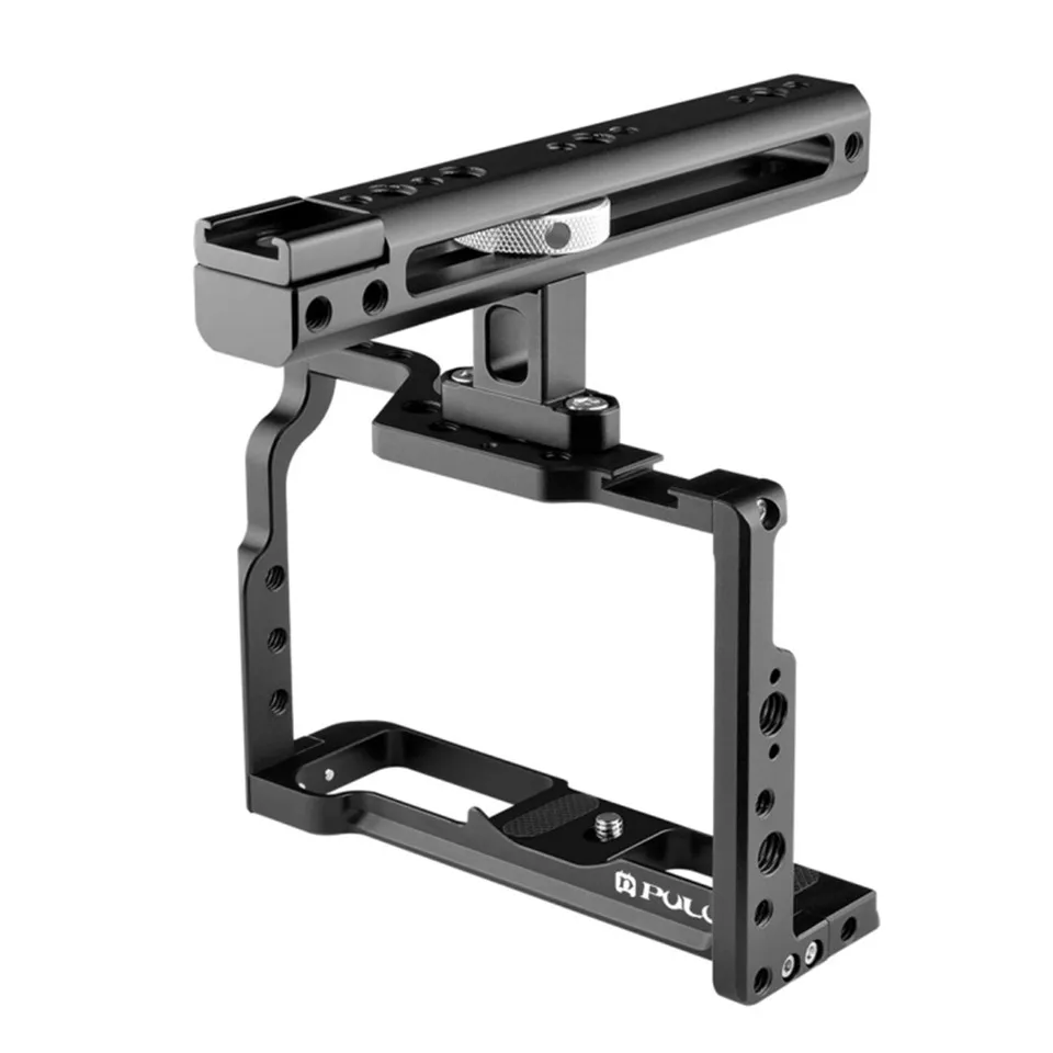 Puluz Video Camera Cage Filmmaking Rig Con Maniglia Per Fujifilm Xt2 / Xt3