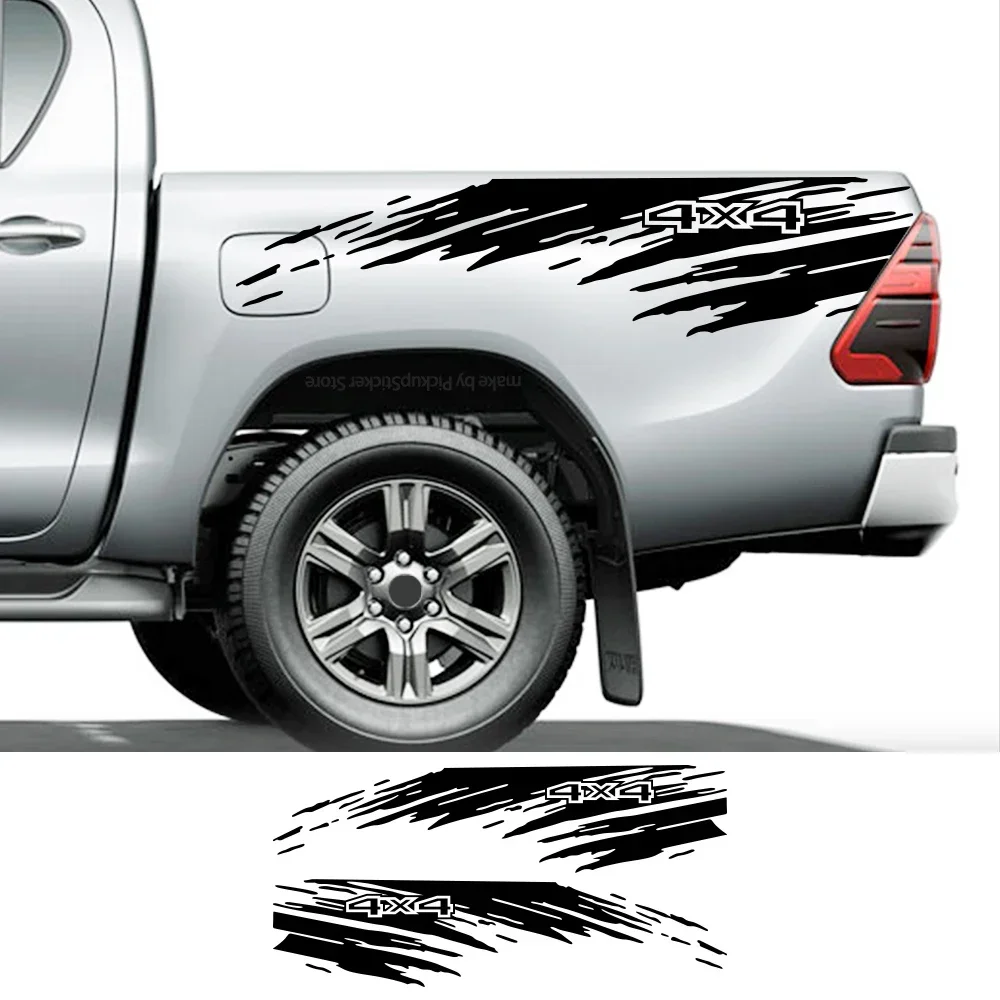 Pickup Bett Mudslinger Stil Aufkleber für Ford F150 Toyota Hiliux Dodge RAM Isuzu Dmax GWM Kanone Auto Splash Kit LKW Dekor Aufkleber