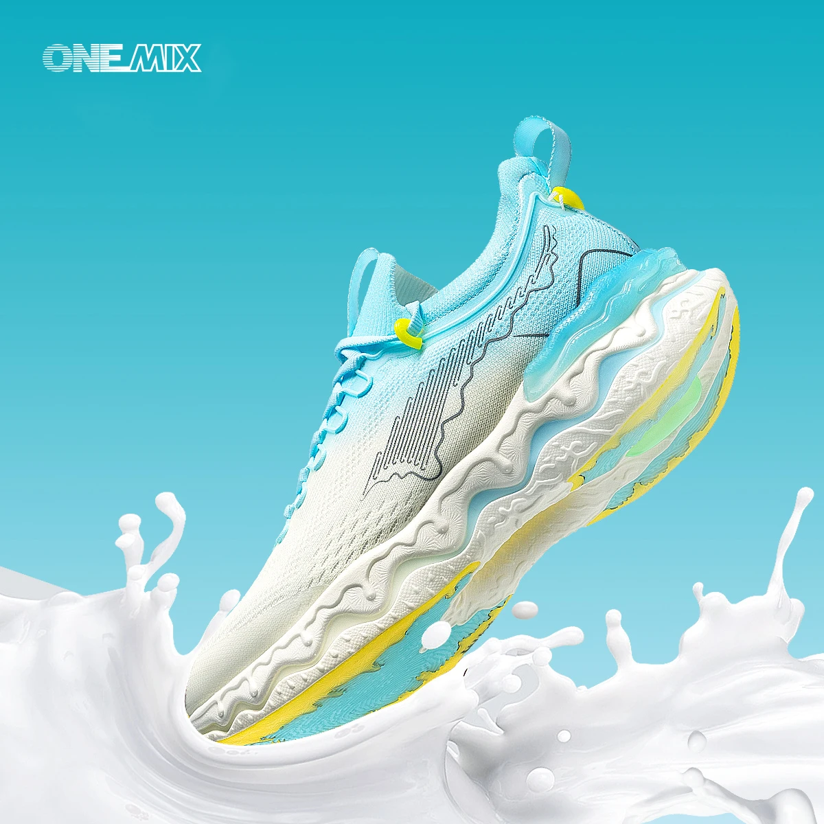 ONEMIX 2024 New Women Jump Rope Air Cushion Sshoes Sports Breathable Comfortable Walking Running Shoes Men Sneakers