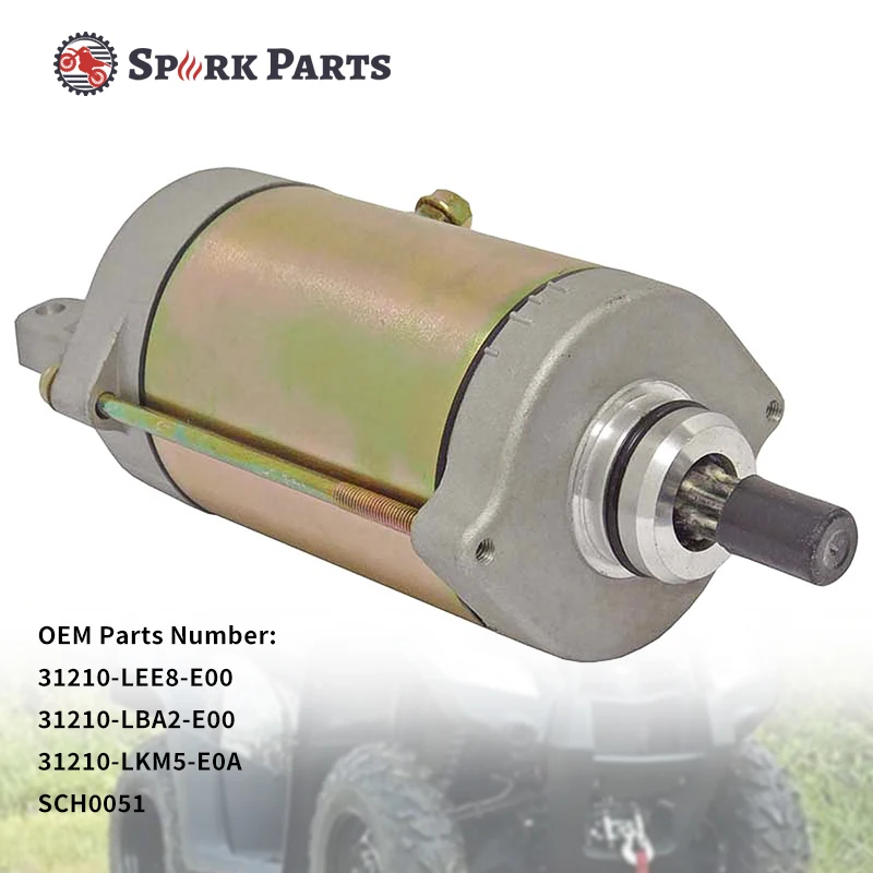 Starter Motor for Kymco XCITING 500 MXU500 MXU550i UXV 500 ATV Scooter 31210-LEE8-E00 31210-LBA2-E00 31210-LKM5-E0A SCH0051