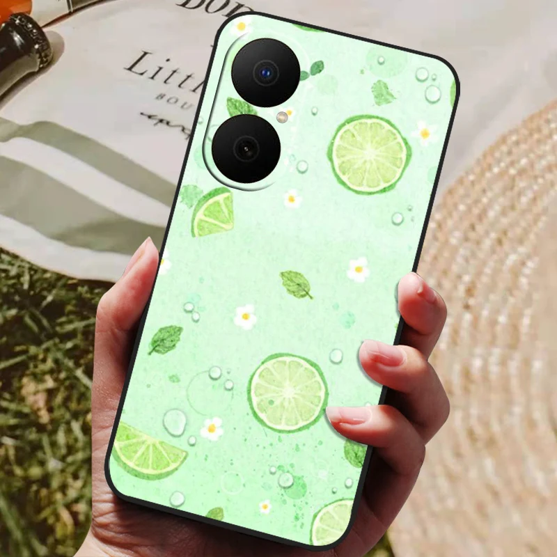 Shockproof Flower Astronaut Soft Silicone Phone Case Bumper Cover