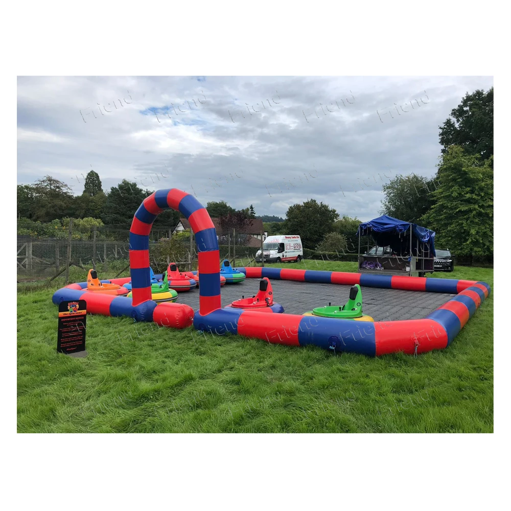 Factory Price Airtight Inflatable Bumper Cars Race Track For Sale
