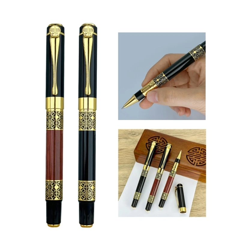 

Vintage Metal Siging Pen Office Pen Gel Pen Smooth to Write Refillable