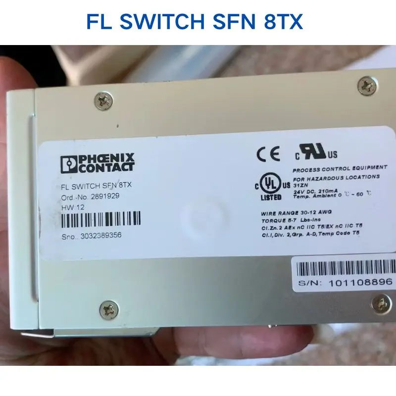 PHOENIX 스위치 FL SWITCH SFN 8TX 2891929에 대한 중고 ..
