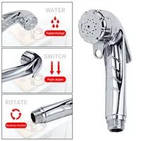 Accessoires de camping-car pomme de douche réglable robinet arroseur buse de pulvérisation à main pour voiture de Camping en plein air 2