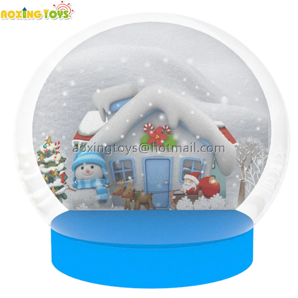 Outddoor Christmas Advertising Decoration Giant Inflatable Snow Globe Bubble  Dome Photography Tent For Festival Events AliExpress