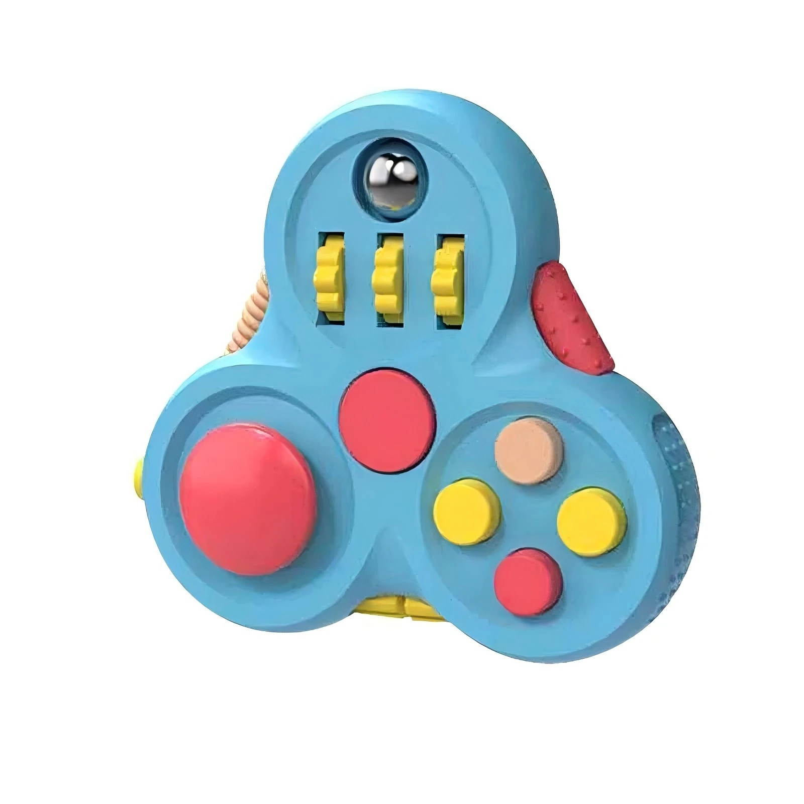 Ultimate Stress Relief Sensory Toy: Multifunctional Fidget Spinner with Buttons and Rollers