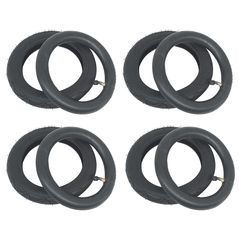 

4X Good Quality 8 Inch Tyre 8X1 1/4 Scooter Tire & Inner Tube Set Bent Valve Suits Bike Electric / Gas Scooter Tyre