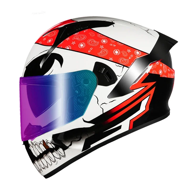 

Motorcycle Helmet Fashion Design Full Face Racing Helmets DOT Approved Capacete Casco Casque Moto FA