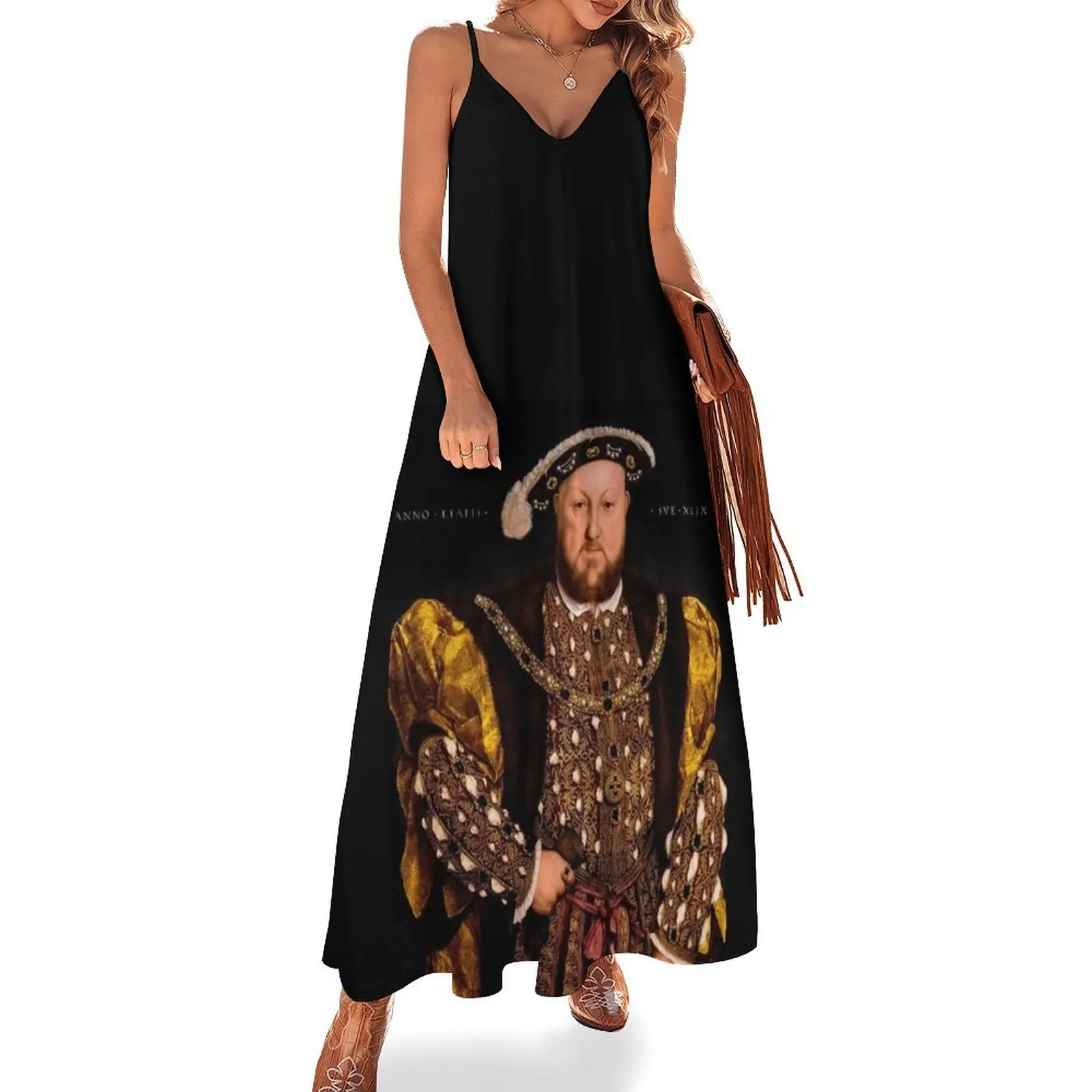 

Henry VIII Sleeveless Dress women clothing 2024 new arrivals Dresses for wedding party