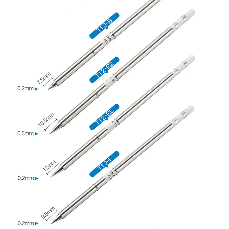 T12 Soldering Iron Tips T12D Series for Hakko FX951 STC AND STM32 OLED Soldering Station Electric