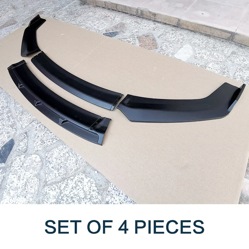 Folie Decor voor Spoiler Flap vleugel Bumper Front Splitter Zelfklevende Perfect Fit Autotoebehoren (Zwart glans, Facelift (D049 Folie Decor voor Spoiler Flap vleugel Bumper Front Splitter Zelfklevende Perfect Fit Autotoebehoren (Zwart glans, Facelift (D049