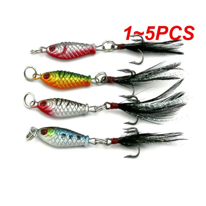 

1~5PCS Minnow Fishing Lures Bass Crankbait 4# Hooks Tackle Crank Baits Tackle Tool Fishing Accessories