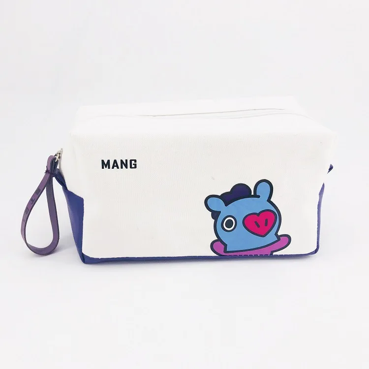 ตัวเลือกสินค้า กระเป๋าใส่เครื่องเขียนลายการ์ตูน BT21 น่ารัก