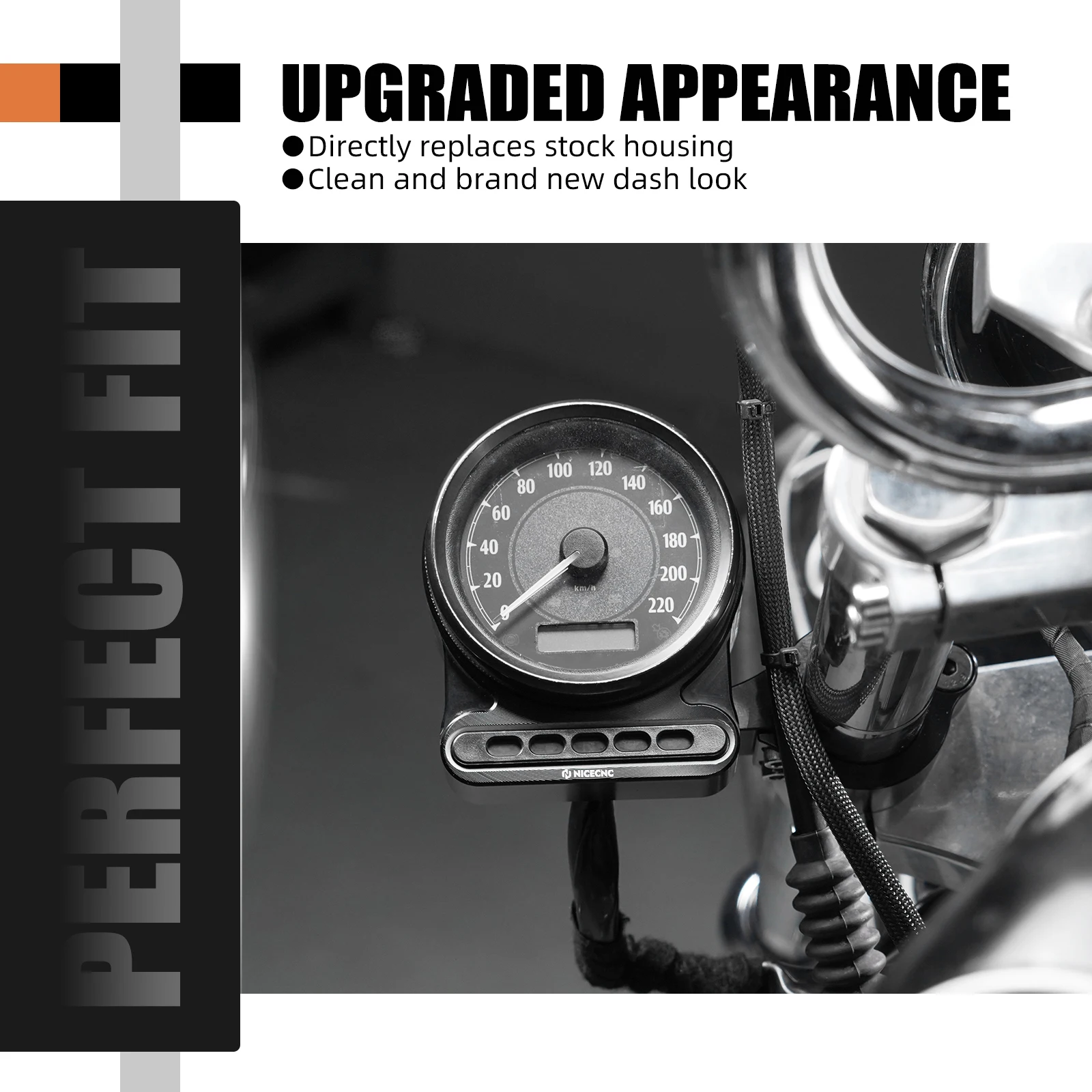 Für Harley Sportster 883 1200 XL883 1200 Seite Tacho Umzug Abdeckung Instrument Halterung Eisen 883 XL883N XL1200NS Vierzig Acht – Detail 10