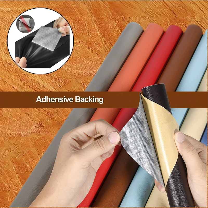 Leather Repair Patch Tape, Self-Adhesive for DIY Furniture and Upholstery Fixes