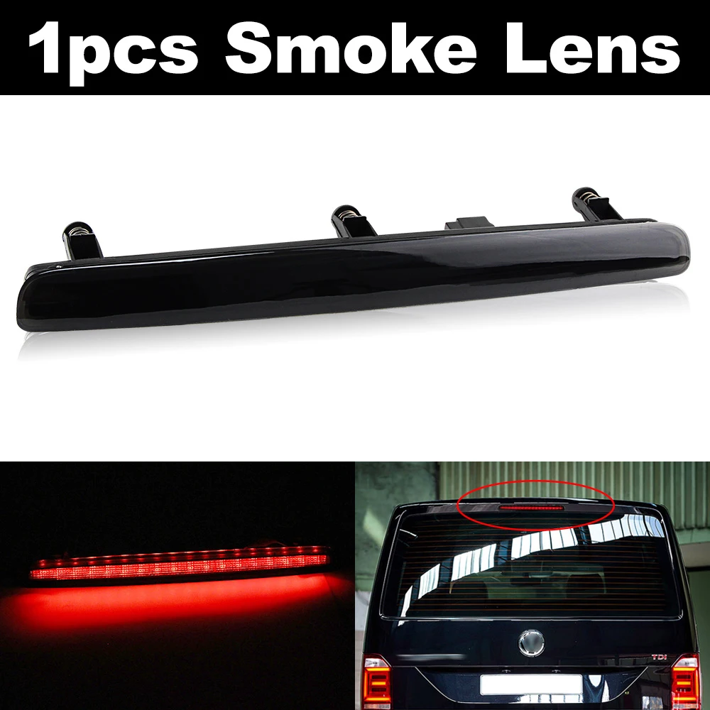 Terza Luce Freno Per T5 Transporter 2003-2015 | 12V, Lente Fumé, Codice 7E0945097A - Foto 3