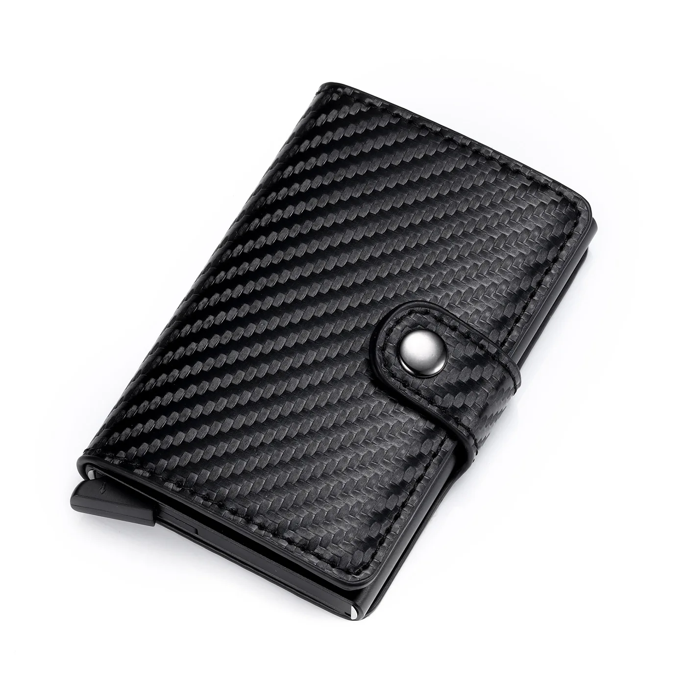 Wallet Card Holder ID Credit Bank Card Holder Hasp Wallet Men Anti Rfid Blocking Protected Magic PU Leather Slim Mini Small Money Wallets Case