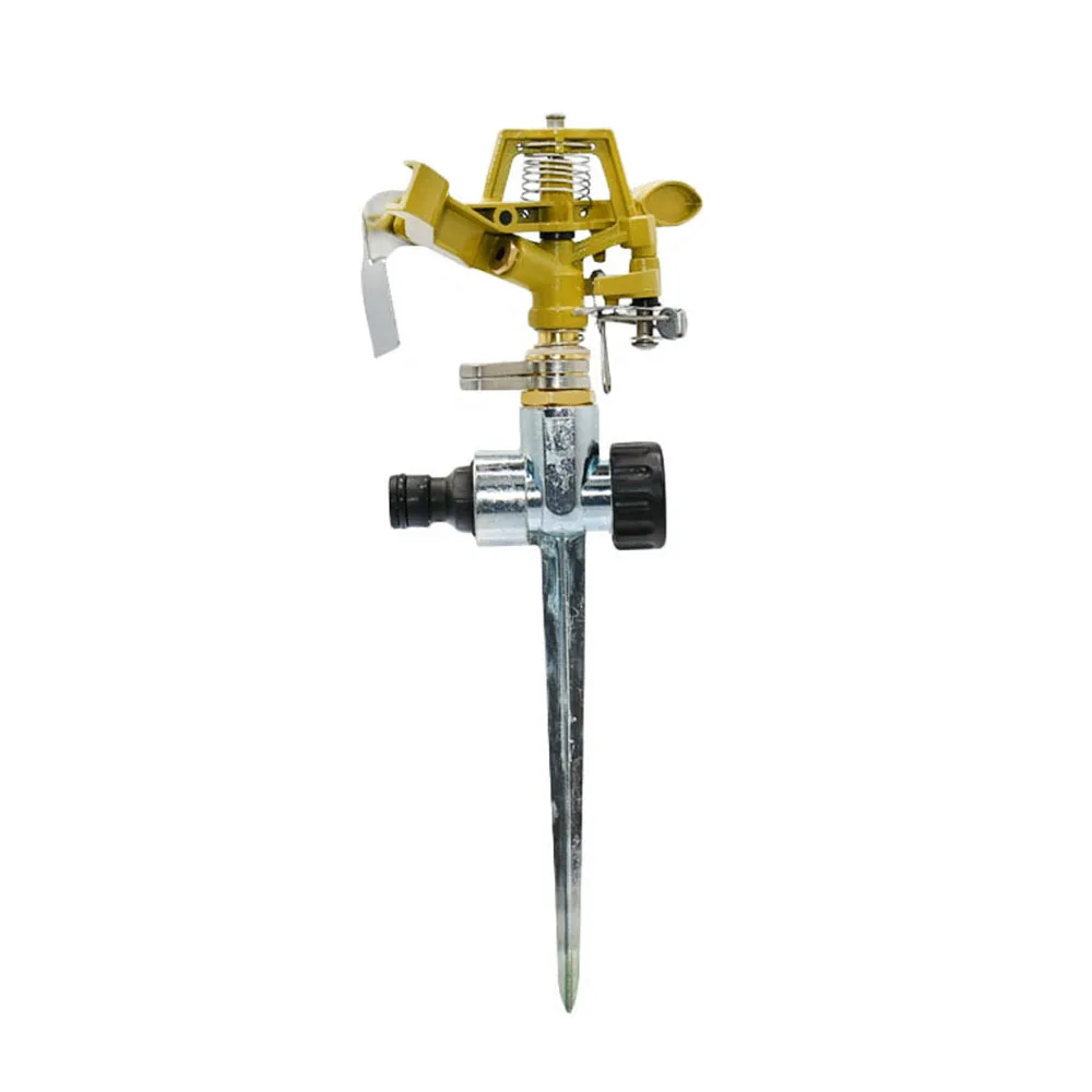 Garden Farm 360 Degree Rotating Jet Sprinkler Metal Support Micro Sprinklers System Zinc Alloy Nozzle Irrigation