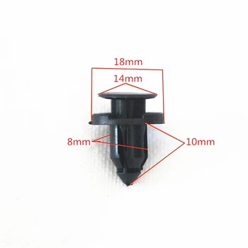 Black Plastic Retainer Clips 5