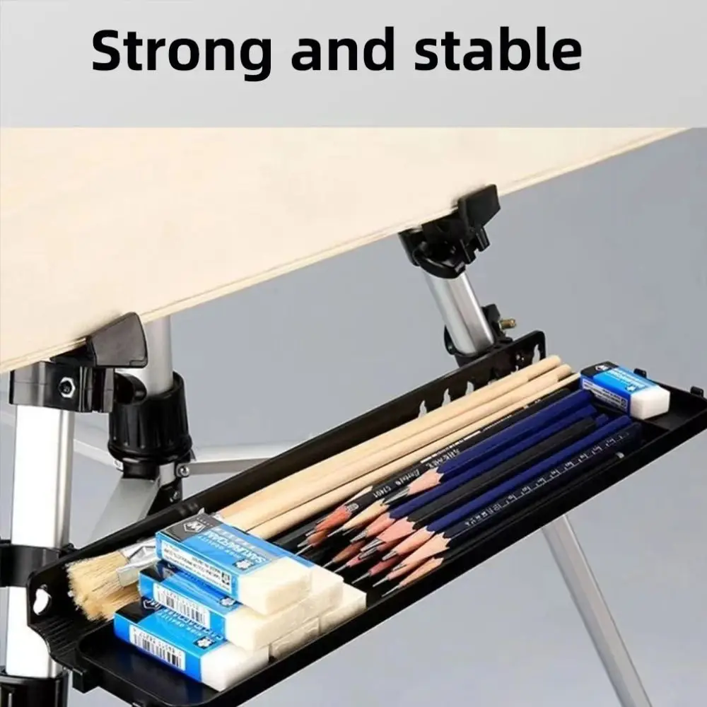 Detachable Easel Tray Shelf Plastic Replacement Sketch Rack Storage Easy to Install for Artists Student Support