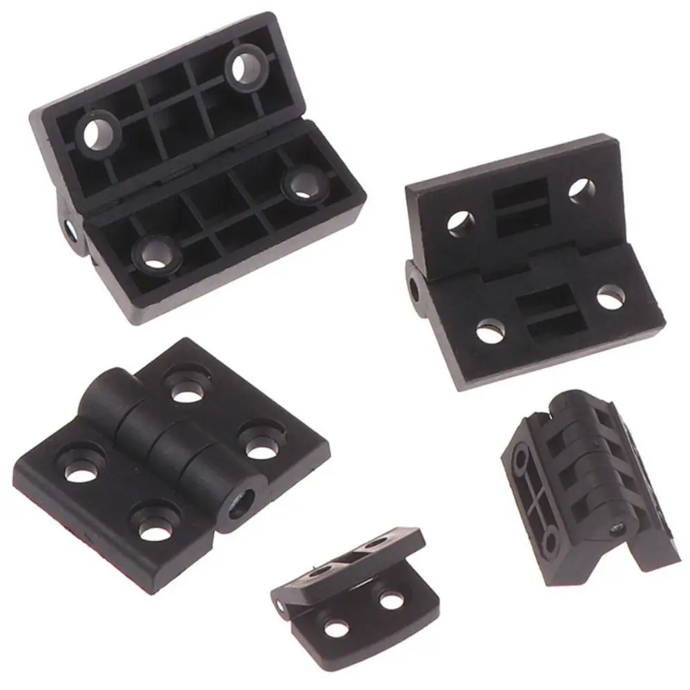 Black ABS Plastic Door Hinge for Furniture