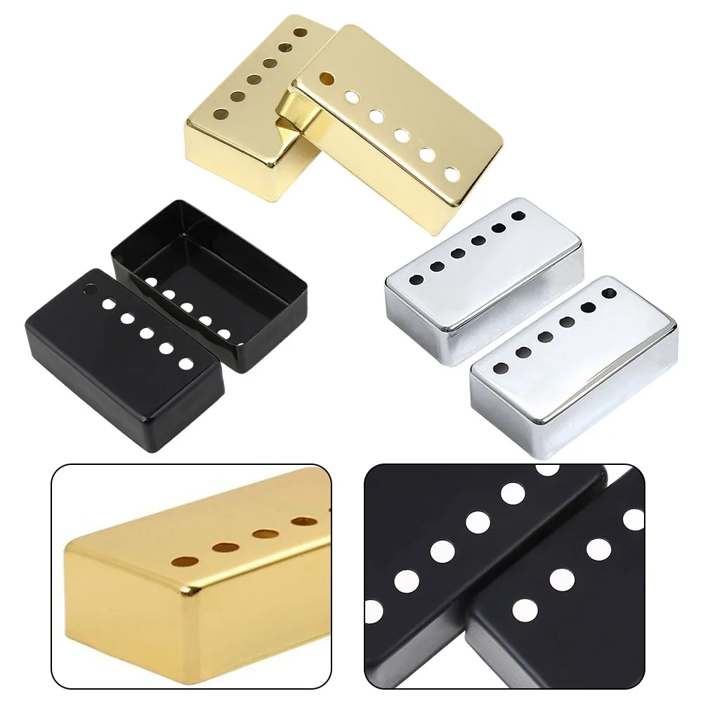 2pcs Pickup Cover Pickup Cover 50/52mm For LP Electric Guitar Guitar Parts Humbucker Pickup Cover Musical Instrument