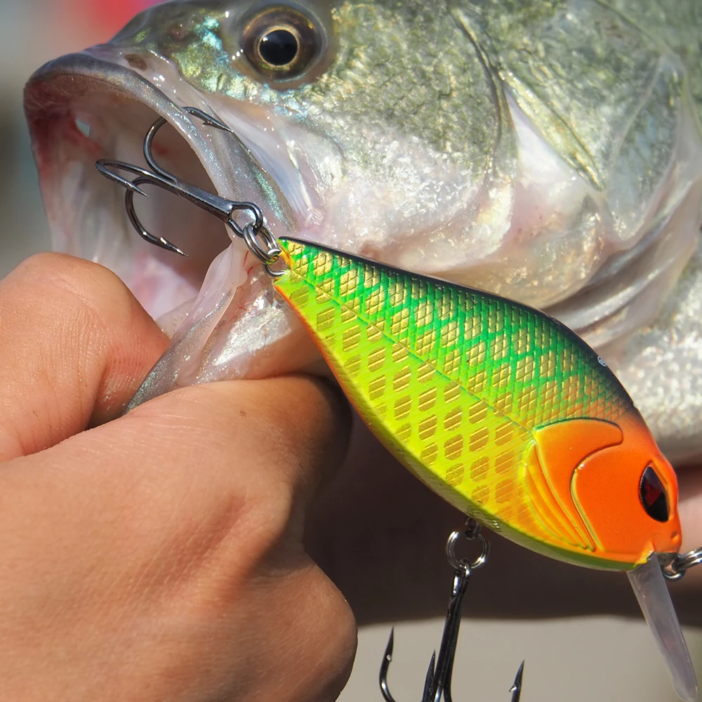 6,8 cm 17,5 g 2019 Harter Angelköder Slient Kurbel Kurbelköder Japan Hechtbarsch Bass Fishing Wobbler Schwimmender künstlicher Köder