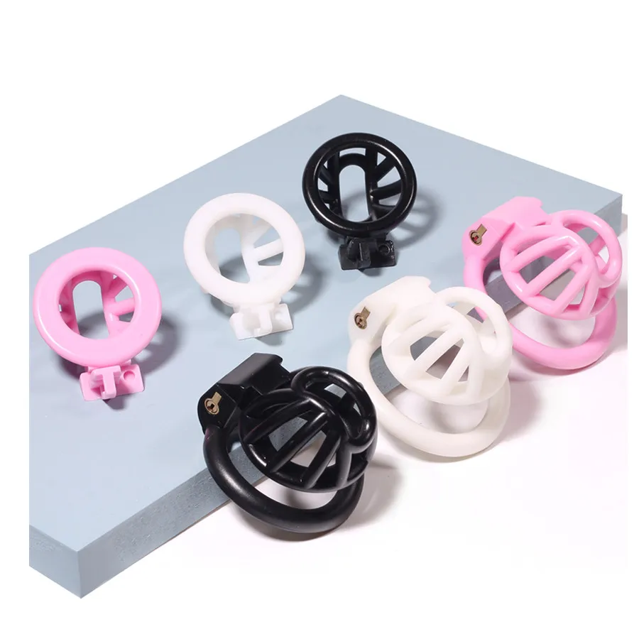 Penis Chastity Cage 26/28.5/32 Locked In Lust Male Chastity Device With 4 Base Ring BDSM Sex Toys For GAY
