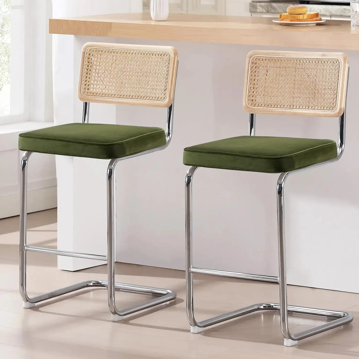 Natural Rattan Bar Stool