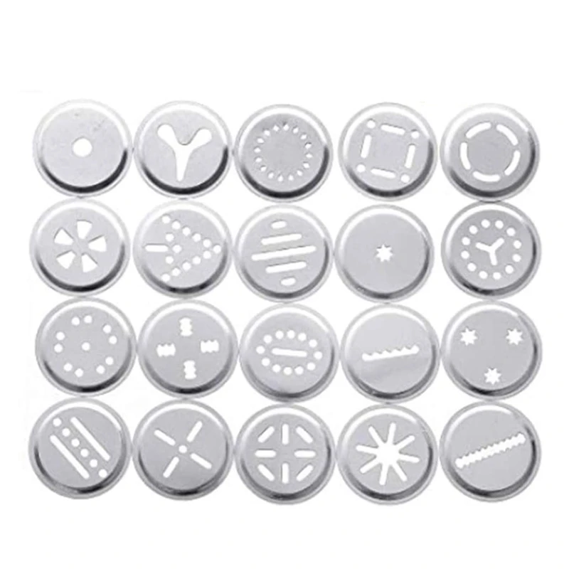 Cookie Press Cookie Press Gun Kit DIY Biscuit Maker and Churro Maker with 20 Decorative Stencil Discs and 4 Icing Tips 1set