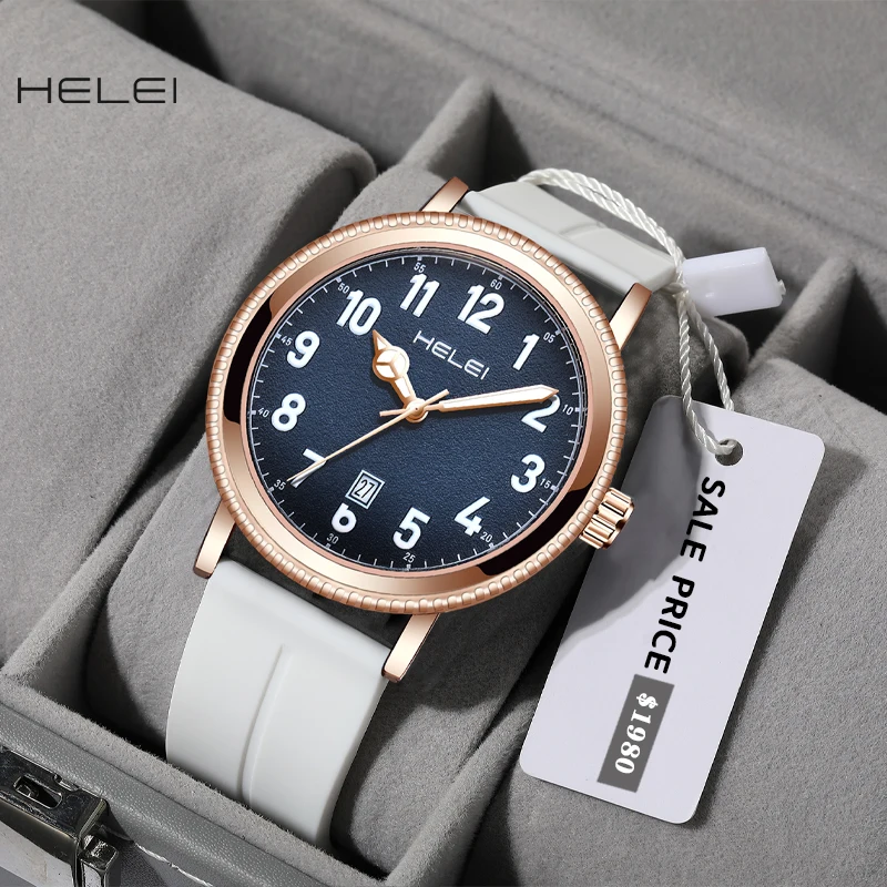 HELEI2024 new casual fashion hot models KHAKI FIELD wild series multi-function quartz men's quartz watches men's watches multi khaki ножницы