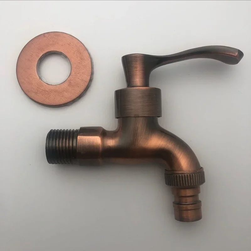 Carved Wall Bottle Tap Bibcock Zinc Alloy Retro Tap Decorative Outdoor Garden Faucet Washing Machine Mop Torneira De Parede