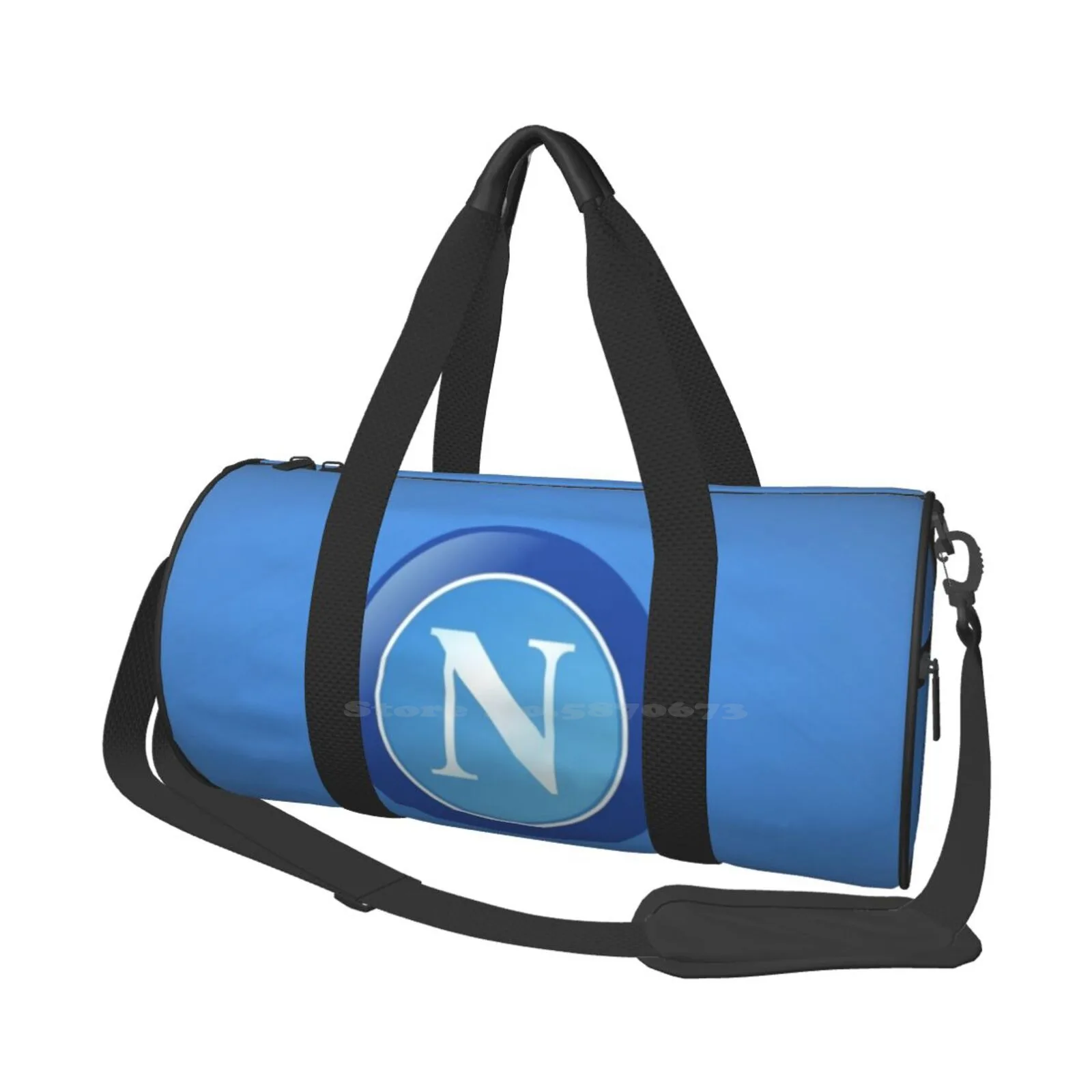 

Ssc Napoli Shoulder Bag Casual Satchel For Sport Travel School Ssc Napoli Soccer Series A Italia Logo Flag Koulibaly Mertens