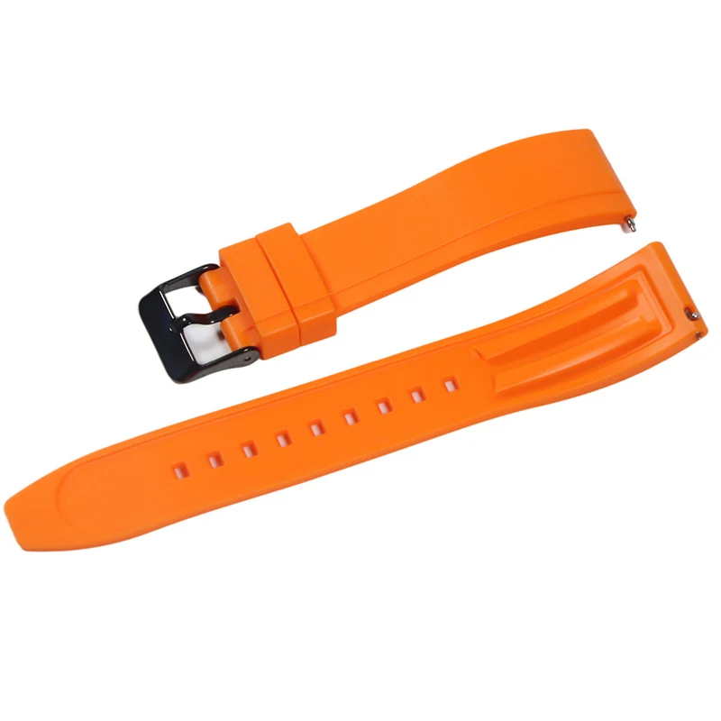 High-Quality Vulcanized Rubber Quick Release Watch Strap Bracelet