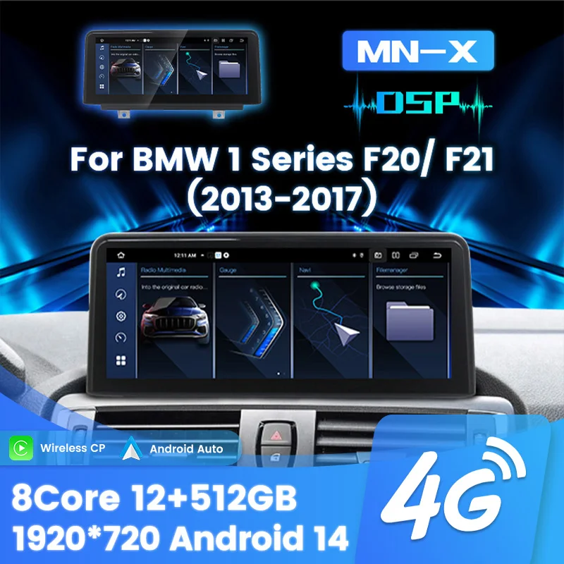 MEKEDE Carplay Auto Zentraler Touchscreen Für BMW 1er F20 F21 2013-2017 Android Radio Intelligente Kopf Einheit WIFI Hinten Kamera
