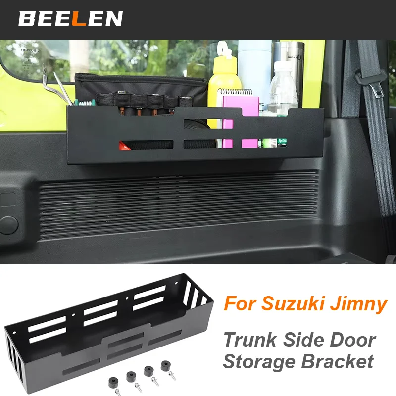 Car Trunk Side Door Storage Bracket Organizer For Suzuki Jimny JB74 up Accessories frames