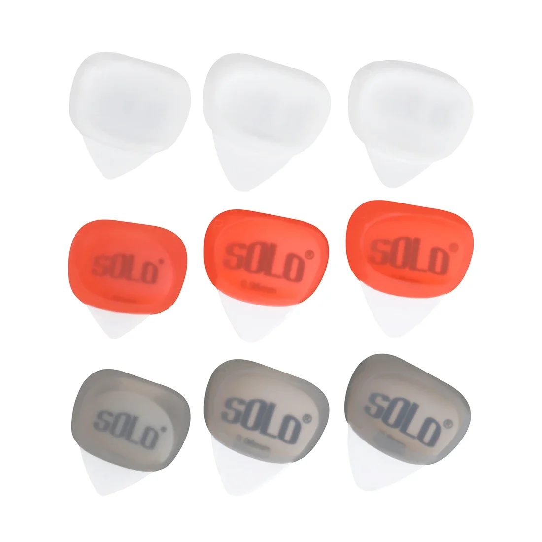 3Pcs SOLO Guitar Picks Professional Guitar Posture Corrector Non Slip with Silicone Sleeve Finger Fixator for Ukulele/Guitar