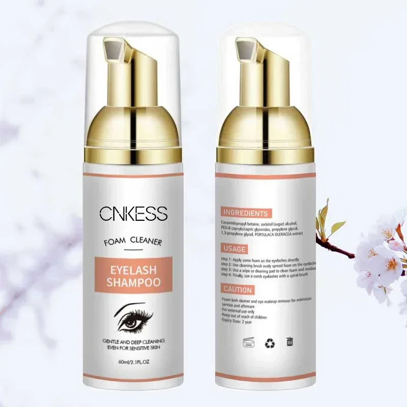 Eyelash Shampoo Lash Super Concentrate Mousse Eyelash Shampoo Gentle Cleansing Grafting Foam Extension l Makeup Tools Supplies Shampoo Brush Set