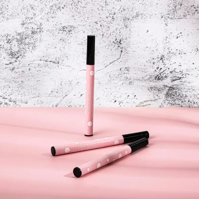 여성용 초박형 방수 리퀴드 아이라이너, 한국 메이크업, 퀵 스무스 아이라이너, 길고 마지막 속눈썹 펜 화장품